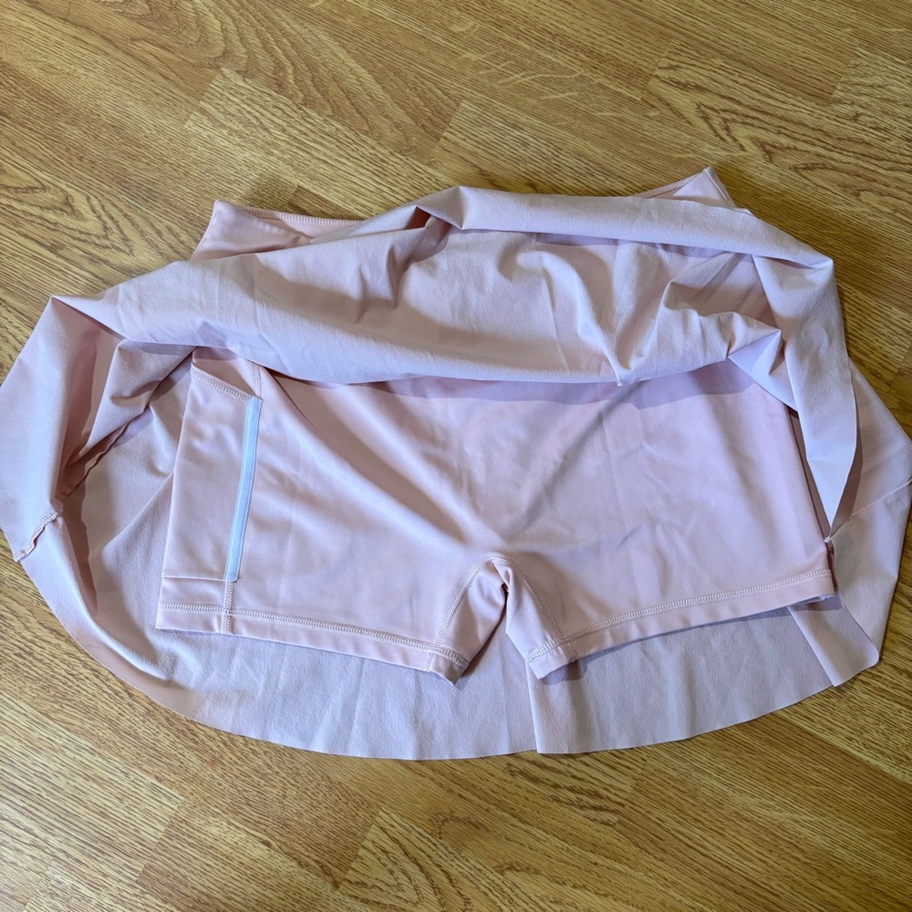 Nike women’s light pink/ peach golf tennis skort skirt pickleball shorts sz XL - Picture 3 of 8